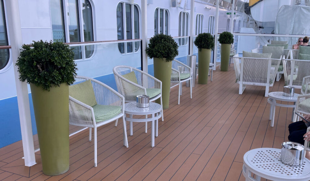 Spectrum of the Seas smoking area