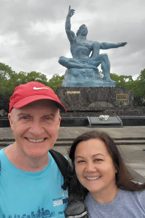 Visiting the Peace Statue