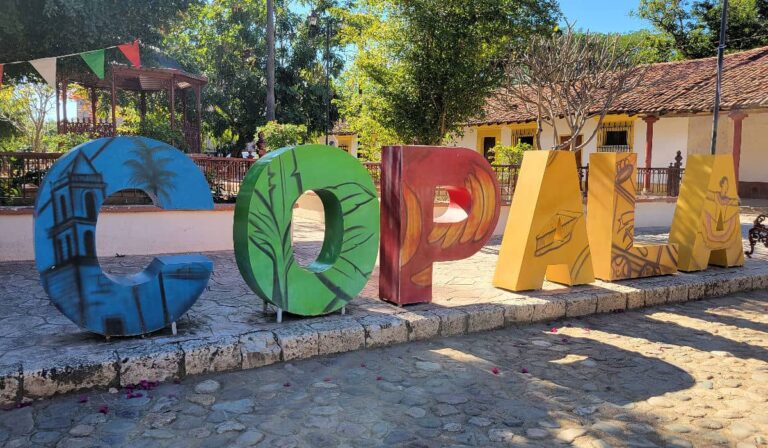 Copala town sign