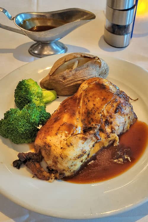 Herb-crusted chicken