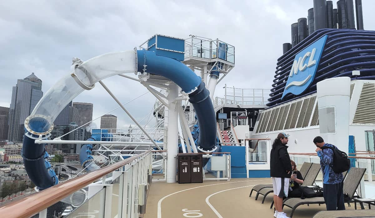 Norwegian Bliss Ocean Loops waterslide