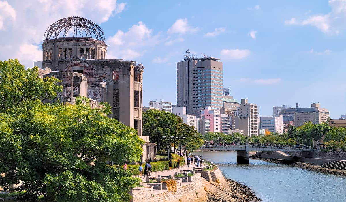 Bomb Dome, Hiroshima, Japan in September