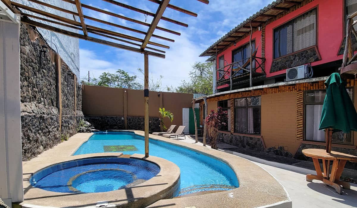 Miconia Hotel and pool in San Cristobal, Galapagos Islands
