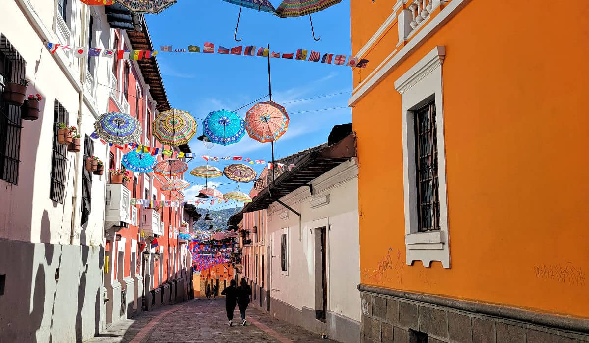 Calle La Ronda in Quito, Ecuador