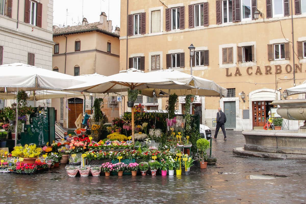 Campo de' Fiori in Rome