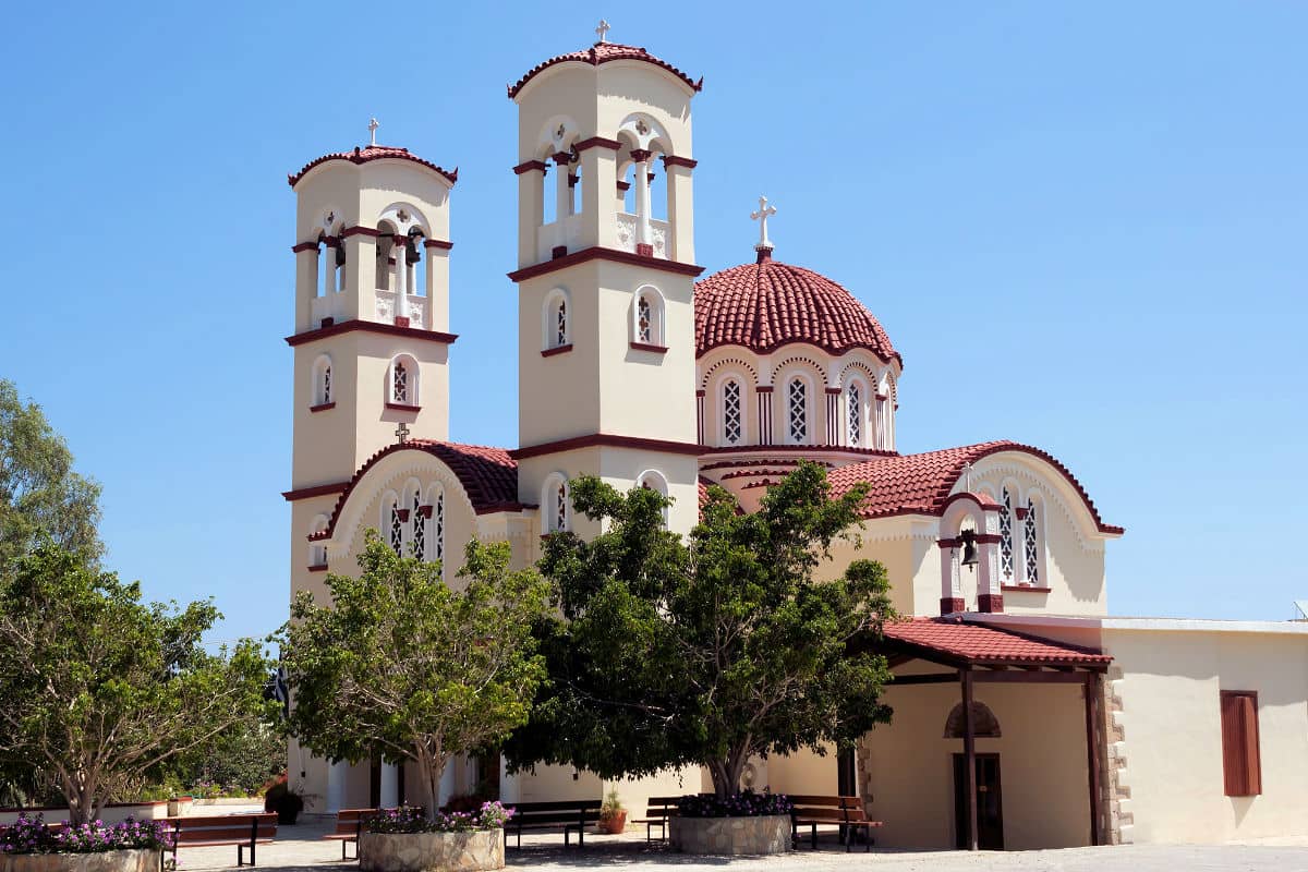 City church in Georgioupolis, Crete