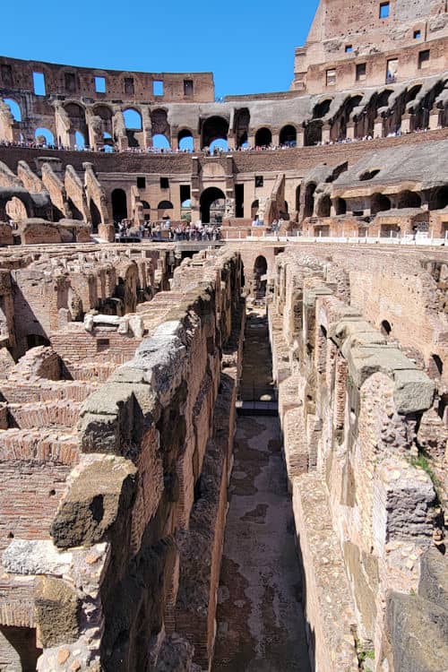 Colosseum from the arena floor