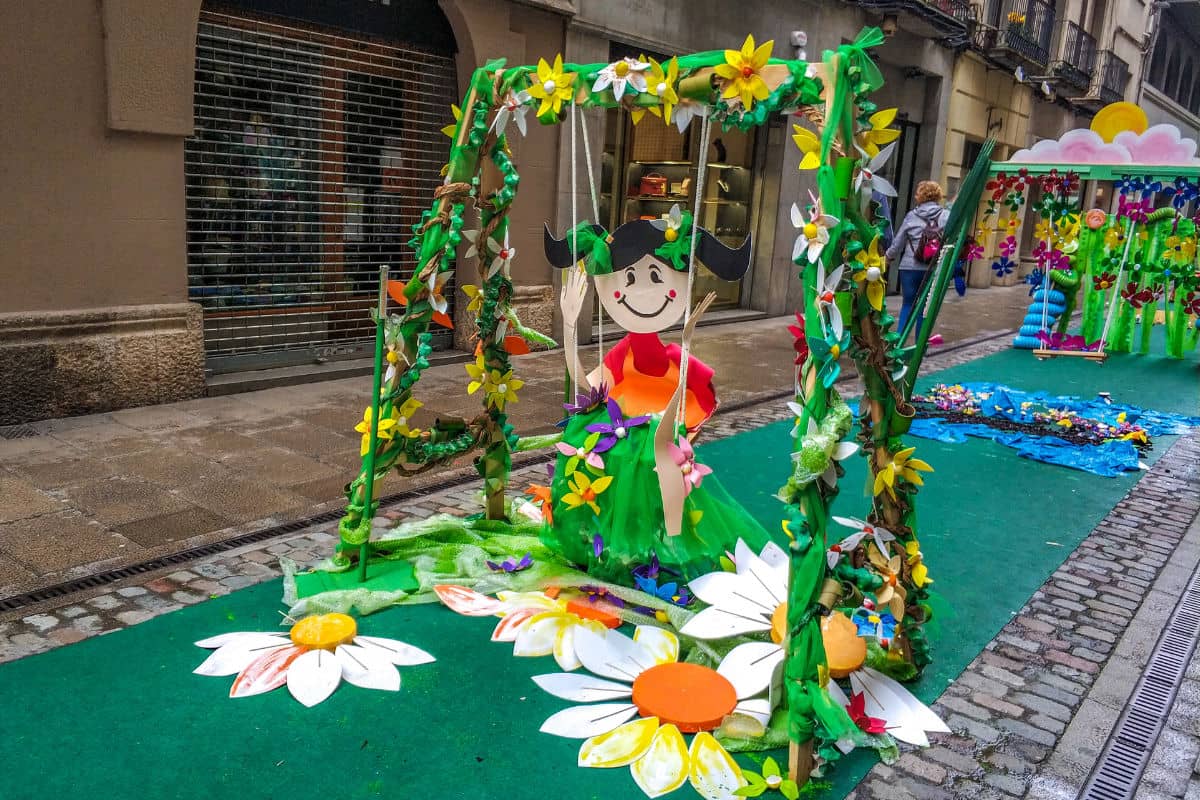 Flower Festival in Girona, Spain