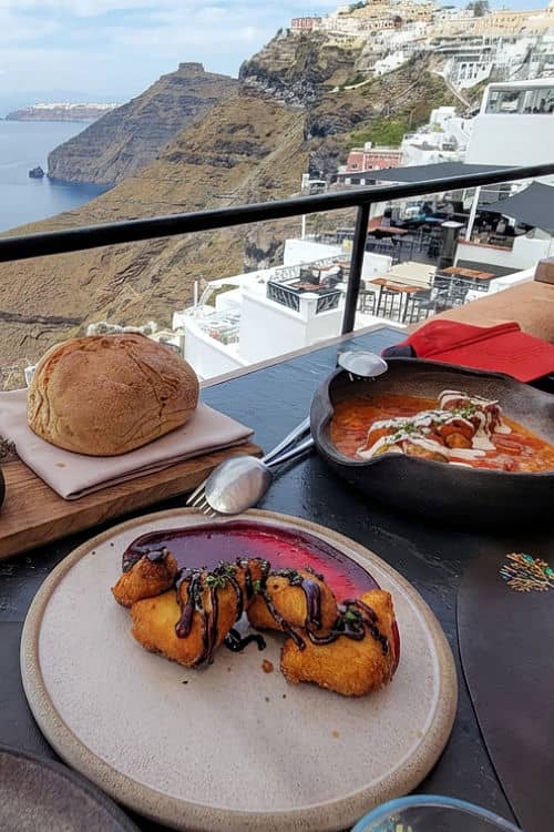 A few small plates we ordered in Santorini