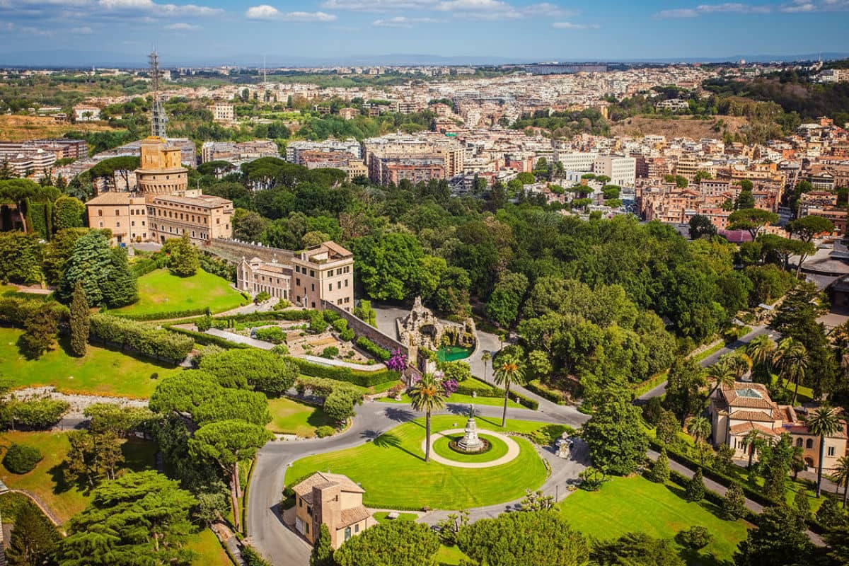 Vatican gardens