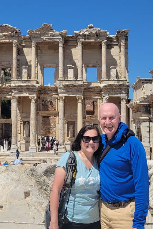 Visiting the Library of Celsius in Ephesus