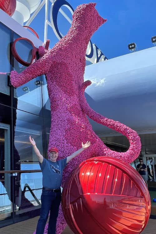 Brian by the Odyssey cat mascot