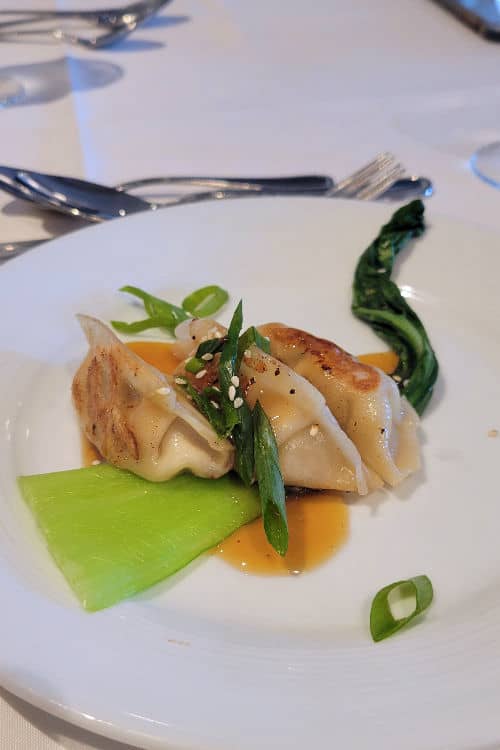 Chicken and cabbage dumplings