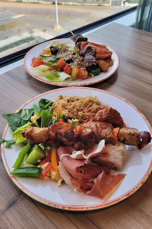 Our night seven buffet dinners